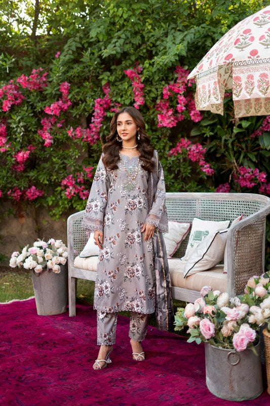 3 Piece Ready To Wear Suit - Summer Lawn Suit