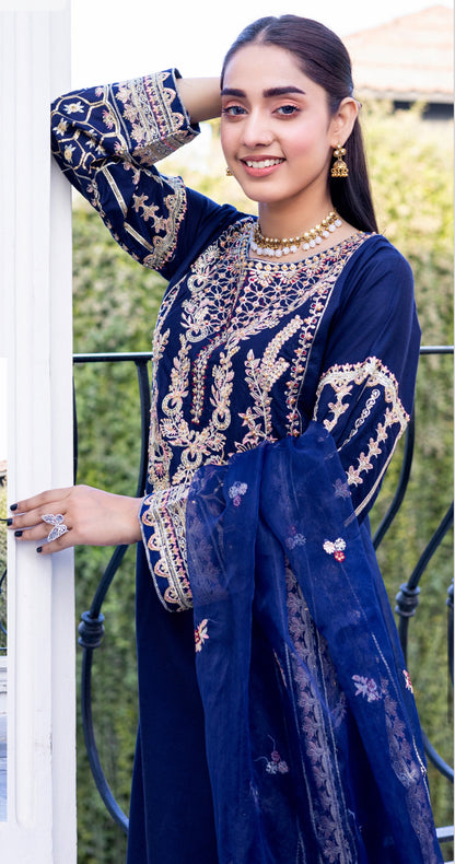 3 Piece Ready To Wear Suit - Eid Collection