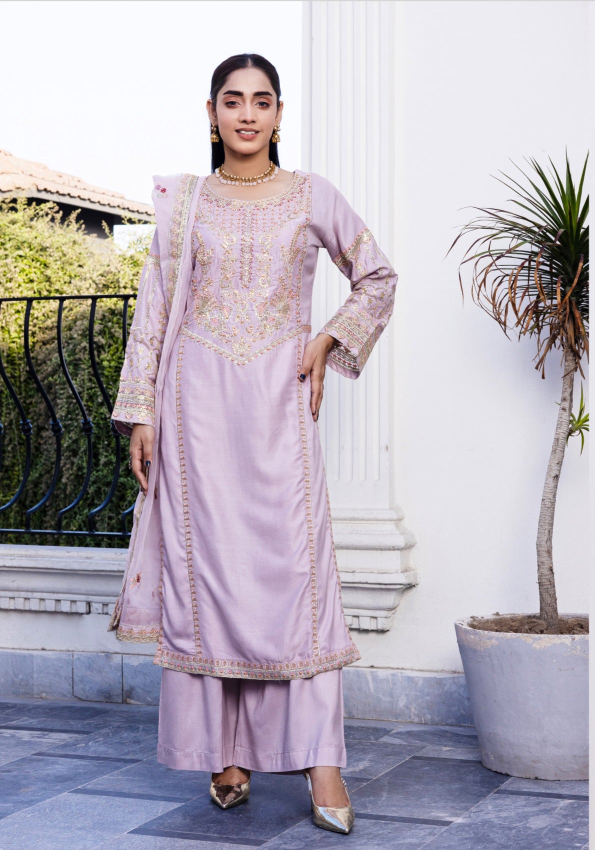 3 Piece Ready To Wear Suit - Eid Collection