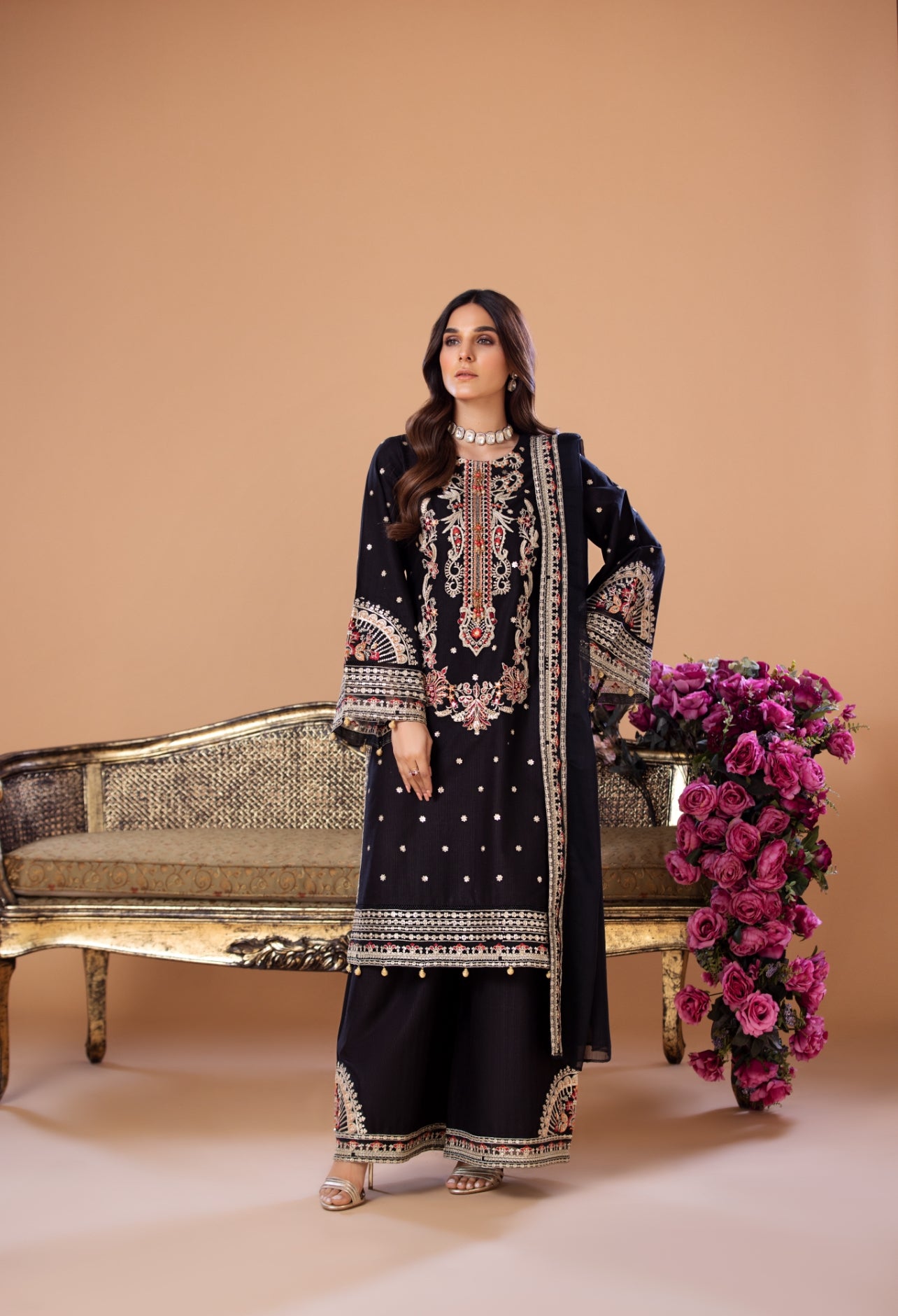 3 Piece Ready To Wear Suit - Eid Collection