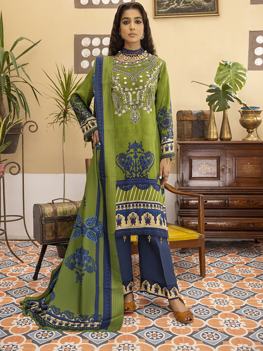 Zohra Laxury 3 Piece  Stitched [Dhanak]